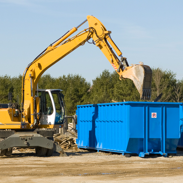 what are the rental fees for a residential dumpster in Homecroft IN